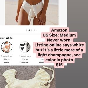 Light Champagne Bikini Set